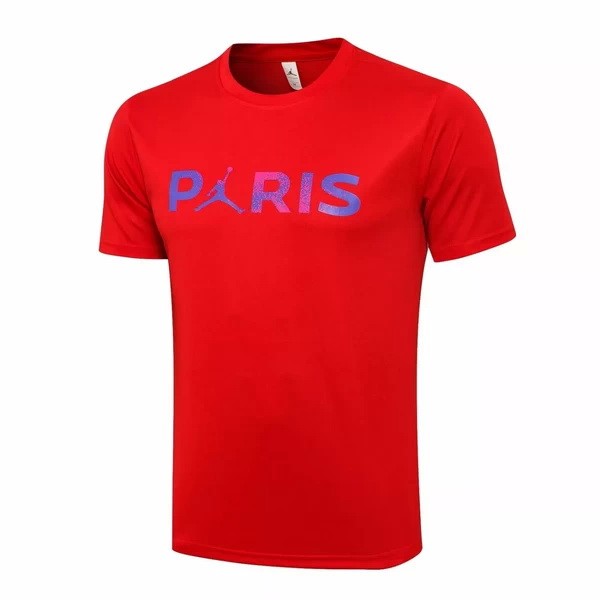 Camiseta Entrenamiento Paris Saint Germain 2021-2022 Rojo Purpura